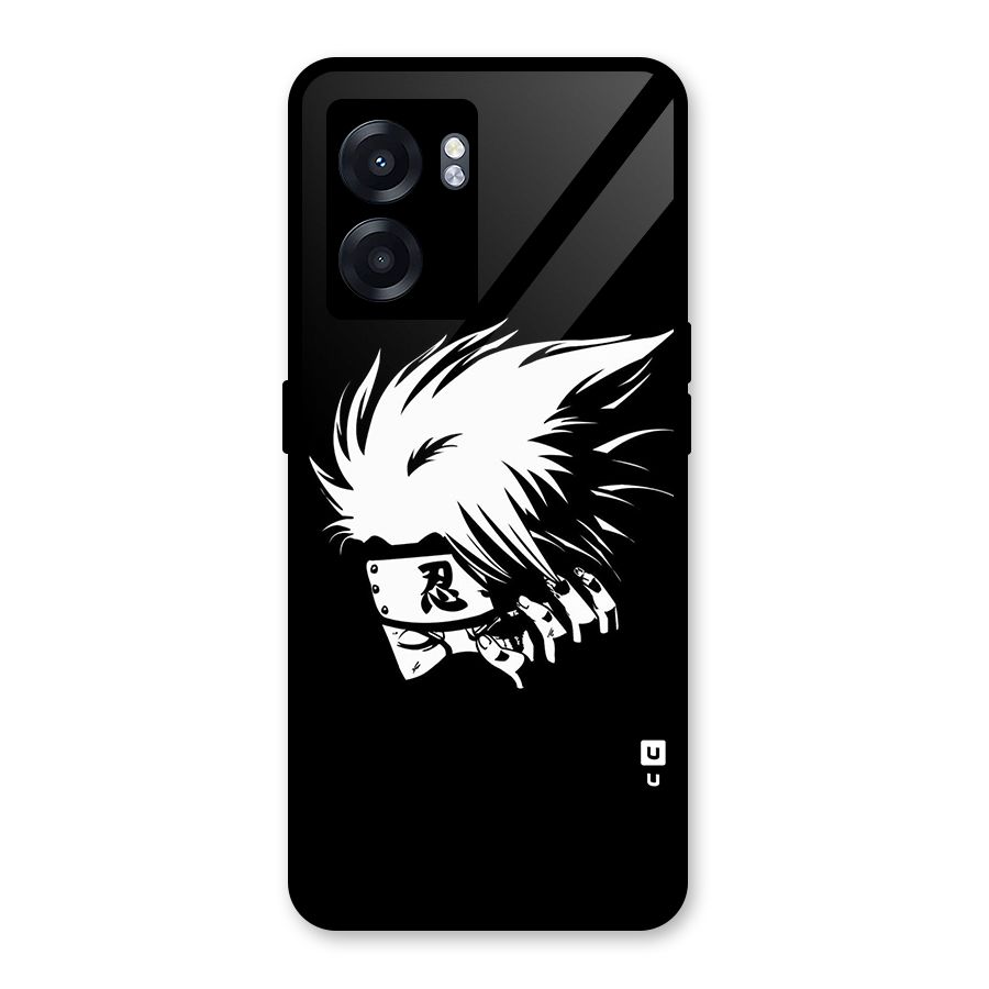 Kakashi Hatake Black Glass Back Case for Oppo K10 (5G)