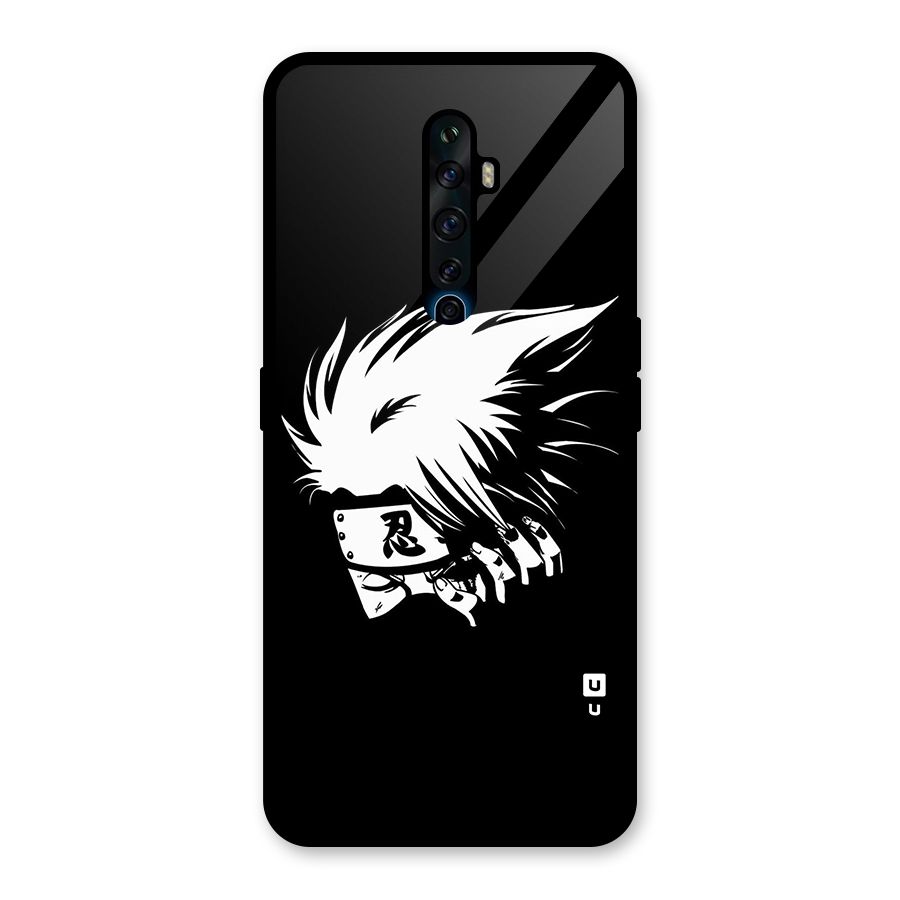 Kakashi Hatake Black Glass Back Case for Oppo Reno2 Z