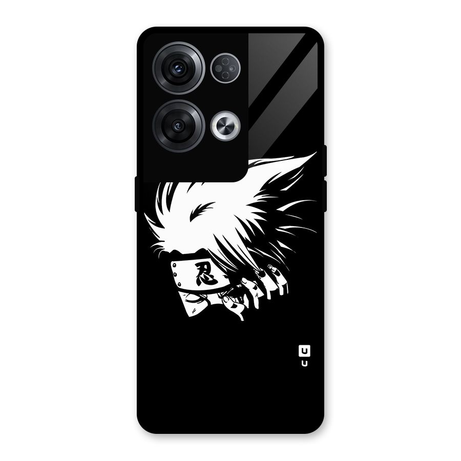Kakashi Hatake Black Glass Back Case for Oppo Reno8 Pro 5G