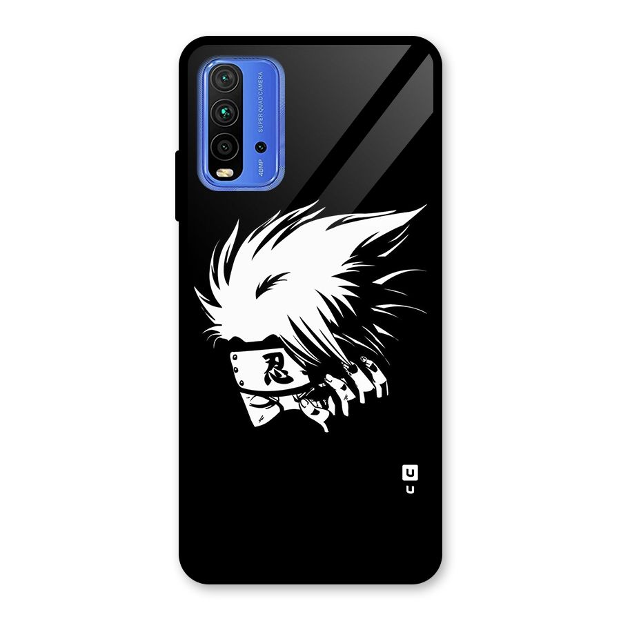 Kakashi Hatake Black Glass Back Case for Redmi 9 Power