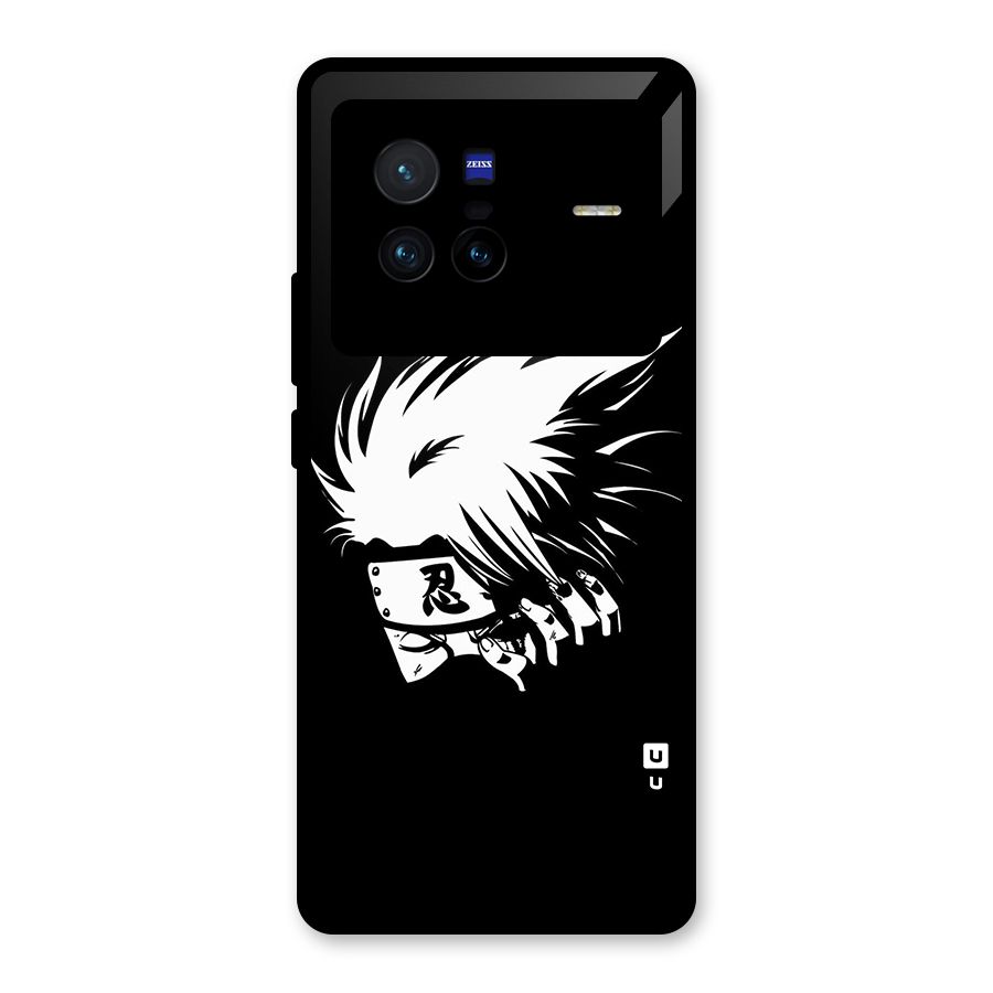 Kakashi Hatake Black Glass Back Case for Vivo X80