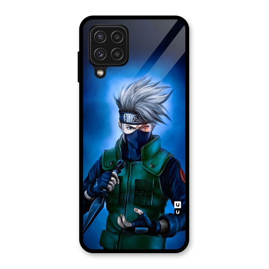 Kakashi Hatake Glass Back Case for Galaxy A22 4G