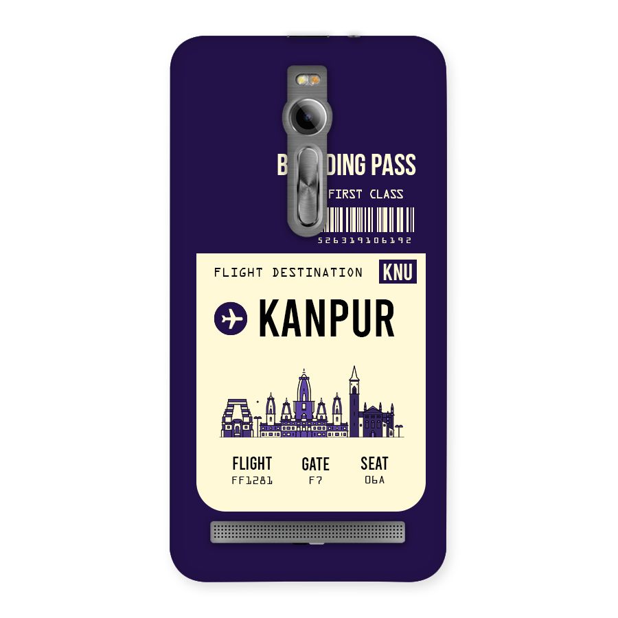 Kanpur Boarding Pass Back Case for Asus Zenfone 2