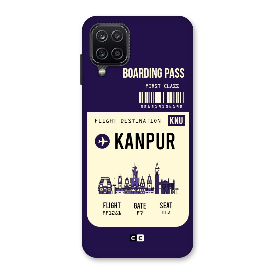 Kanpur Boarding Pass Back Case for Galaxy A12