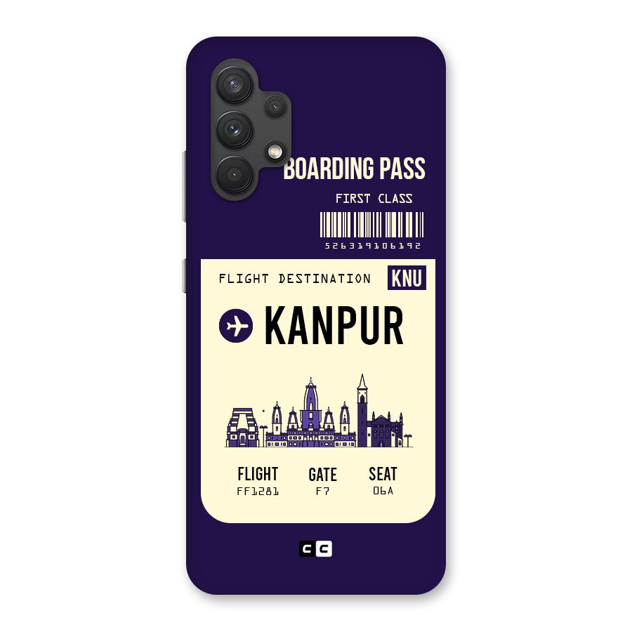 Kanpur Boarding Pass Back Case for Galaxy A32