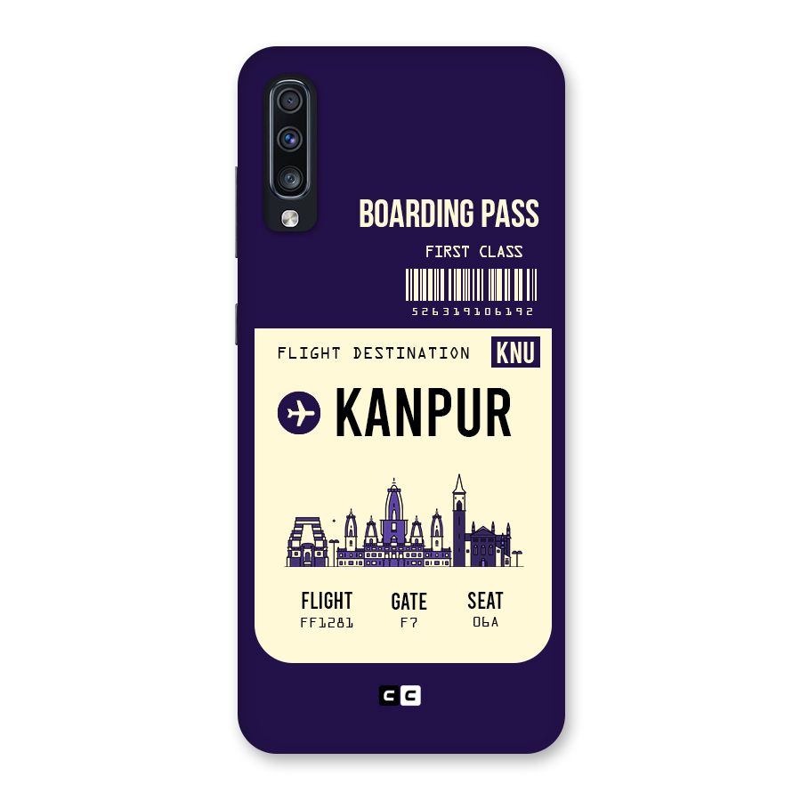 Kanpur Boarding Pass Back Case for Galaxy A70