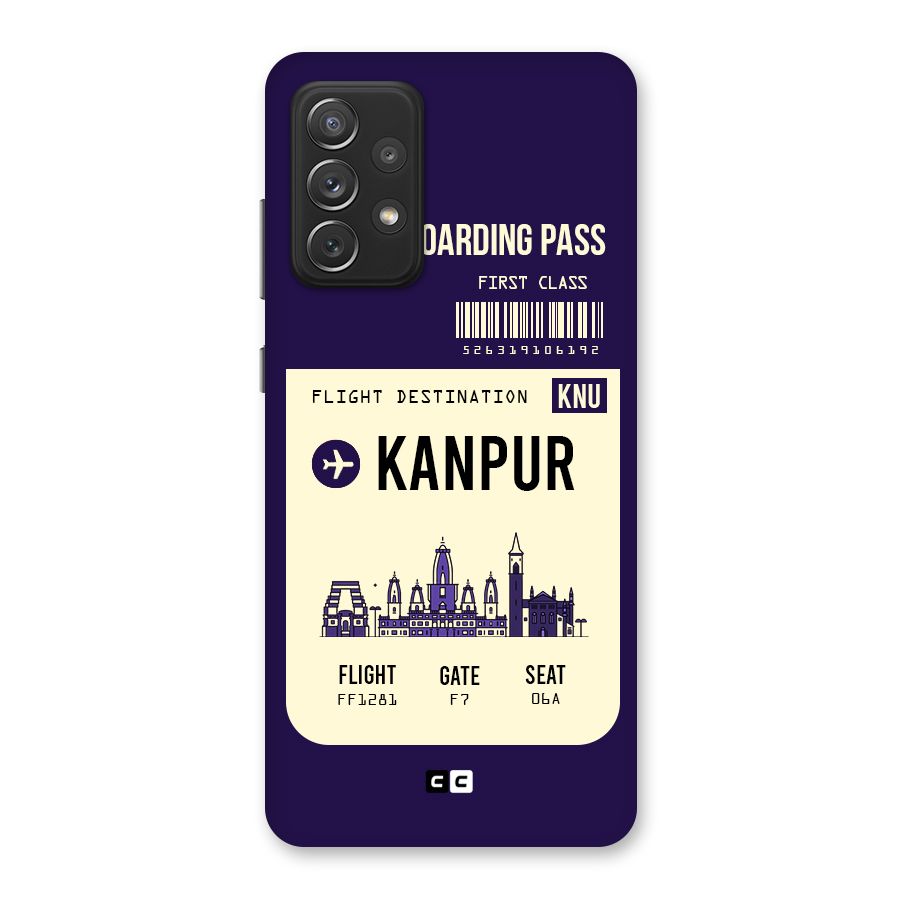 Kanpur Boarding Pass Back Case for Galaxy A72
