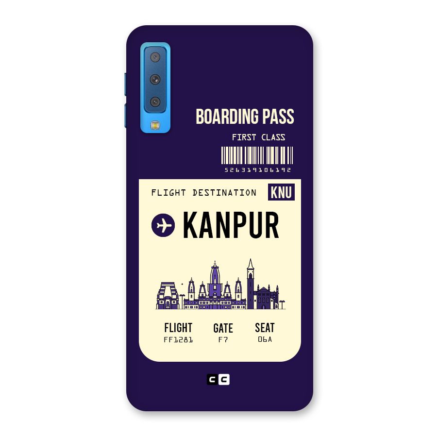Kanpur Boarding Pass Back Case for Galaxy A7 (2018)