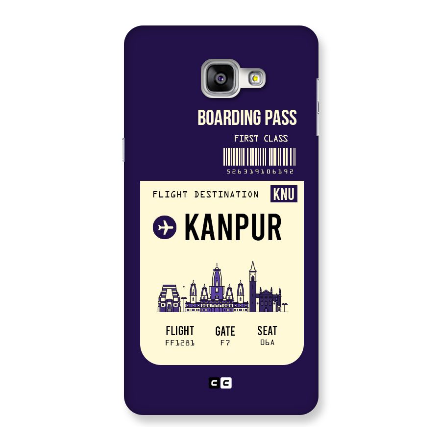 Kanpur Boarding Pass Back Case for Galaxy A9