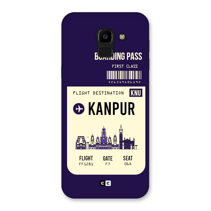 Kanpur Boarding Pass Back Case for Galaxy J6