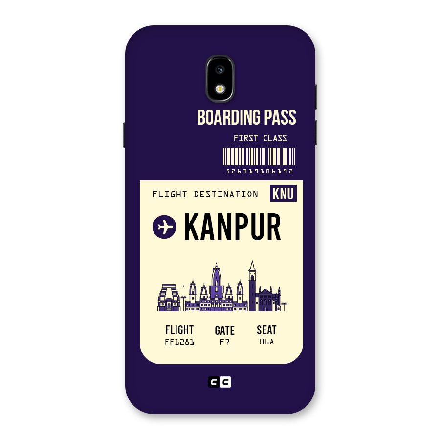 Kanpur Boarding Pass Back Case for Galaxy J7 Pro