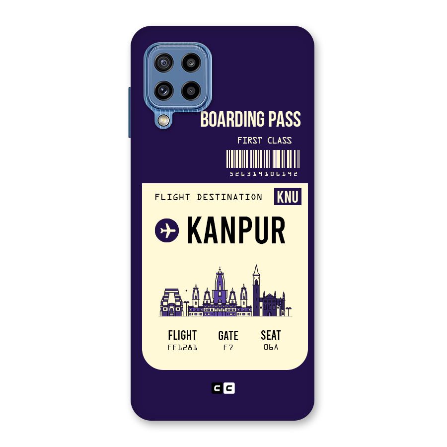 Kanpur Boarding Pass Back Case for Galaxy M32