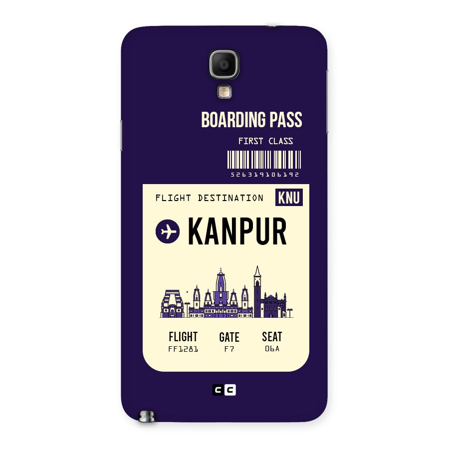 Kanpur Boarding Pass Back Case for Galaxy Note 3 Neo