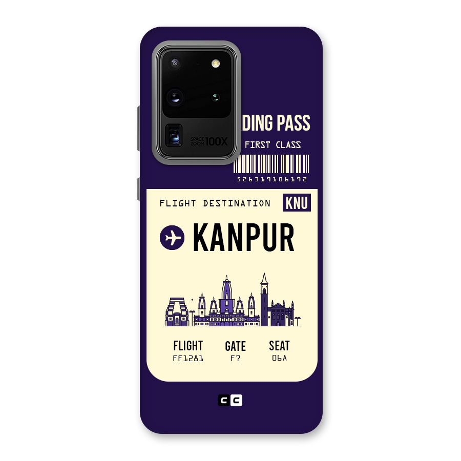 Kanpur Boarding Pass Back Case for Galaxy S20 Ultra