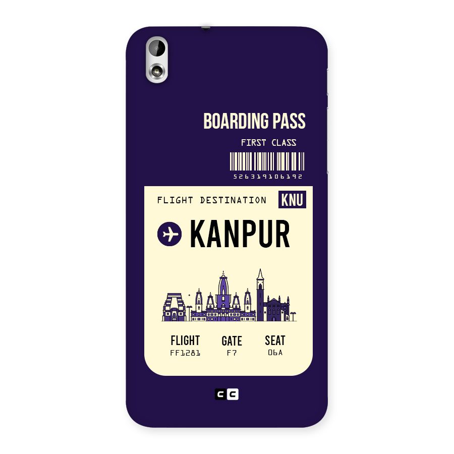 Kanpur Boarding Pass Back Case for HTC Desire 816g