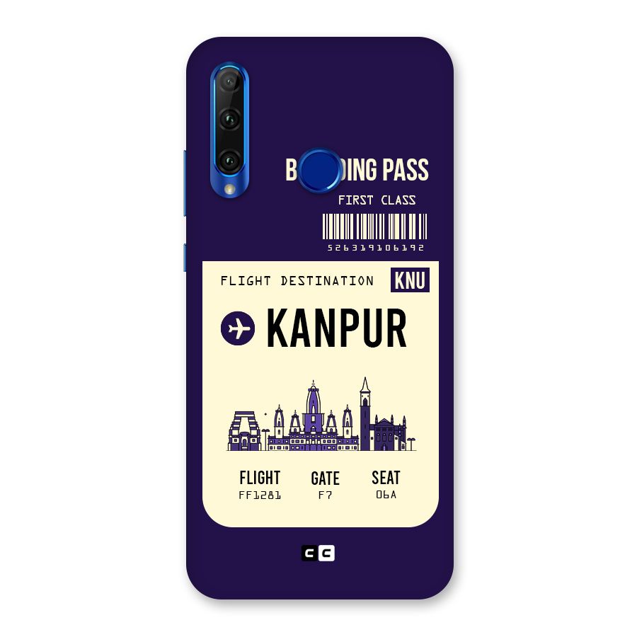Kanpur Boarding Pass Back Case for Honor 20i