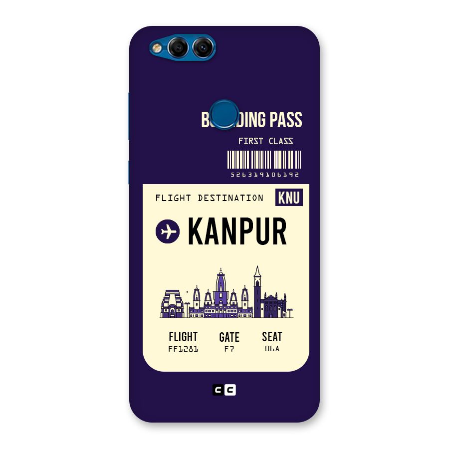 Kanpur Boarding Pass Back Case for Honor 7X