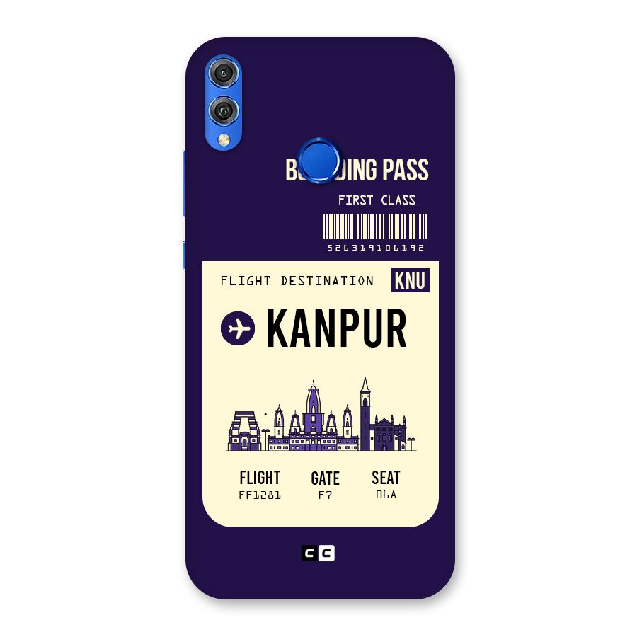 Kanpur Boarding Pass Back Case for Honor 8X