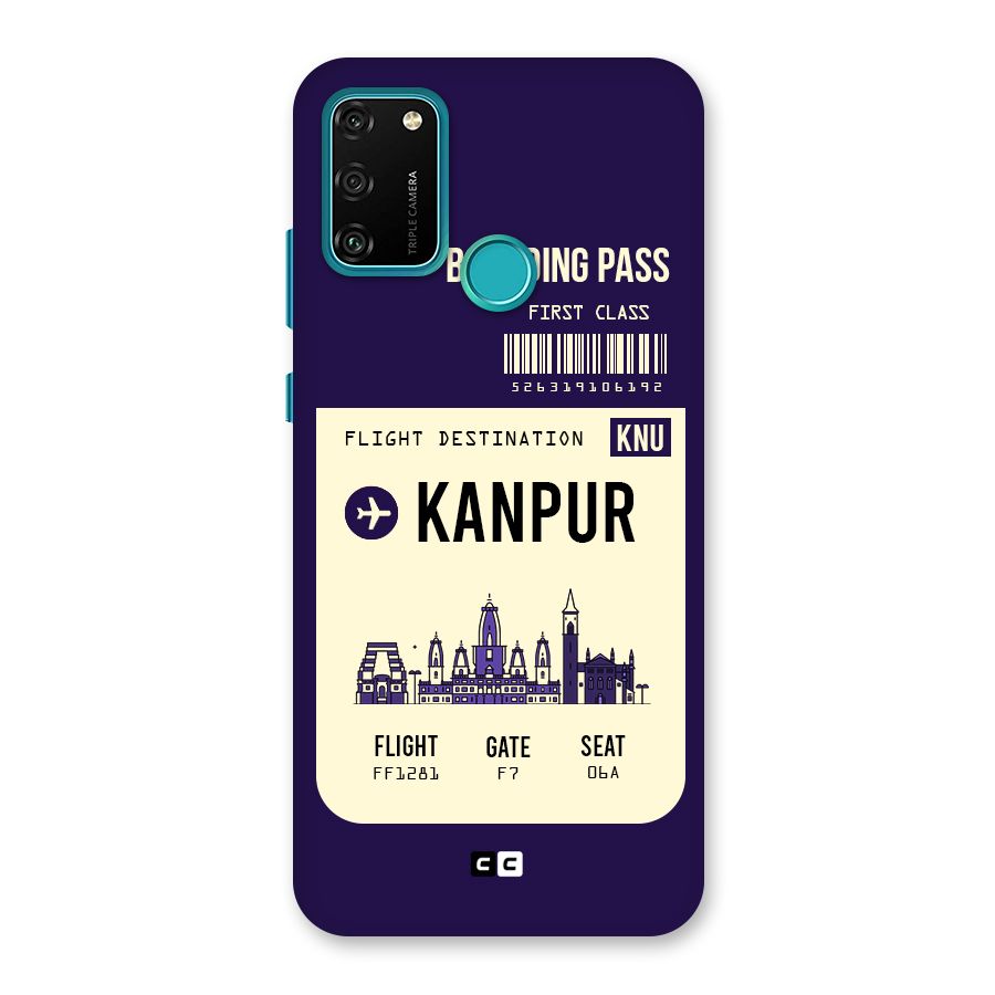 Kanpur Boarding Pass Back Case for Honor 9A