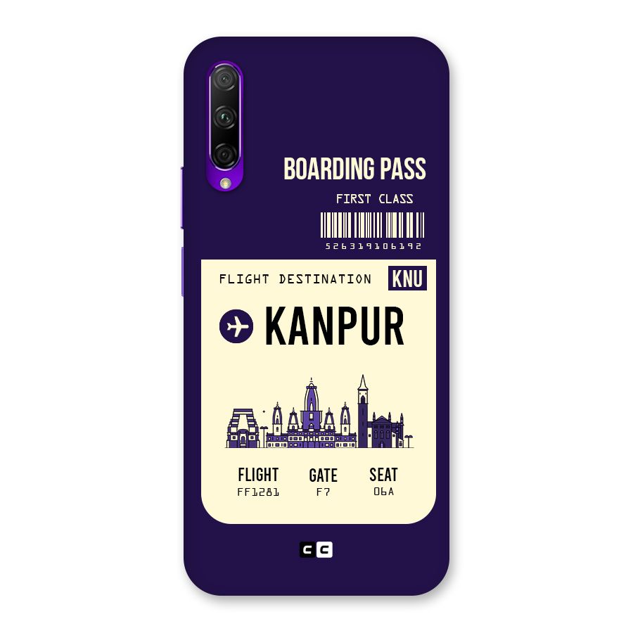 Kanpur Boarding Pass Back Case for Honor 9X Pro