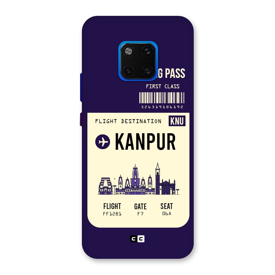 Kanpur Boarding Pass Back Case for Huawei Mate 20 Pro