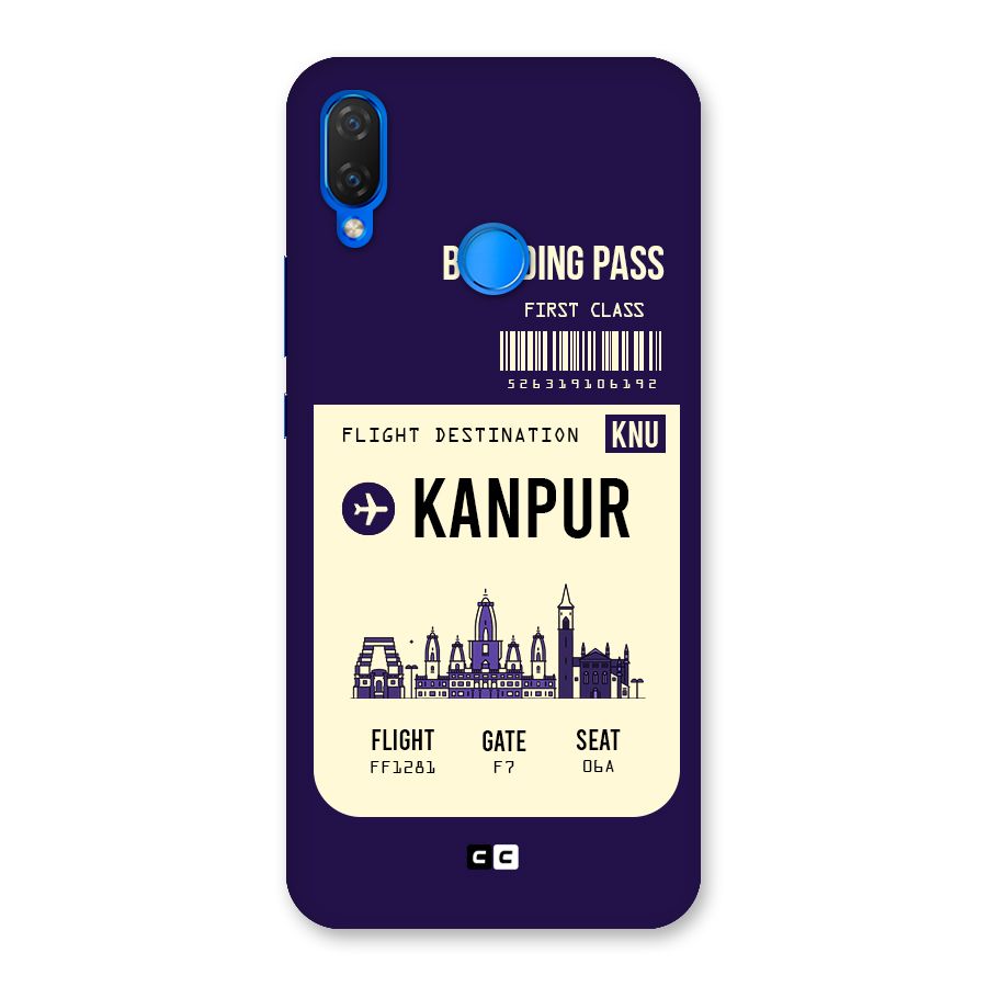 Kanpur Boarding Pass Back Case for Huawei P Smart+