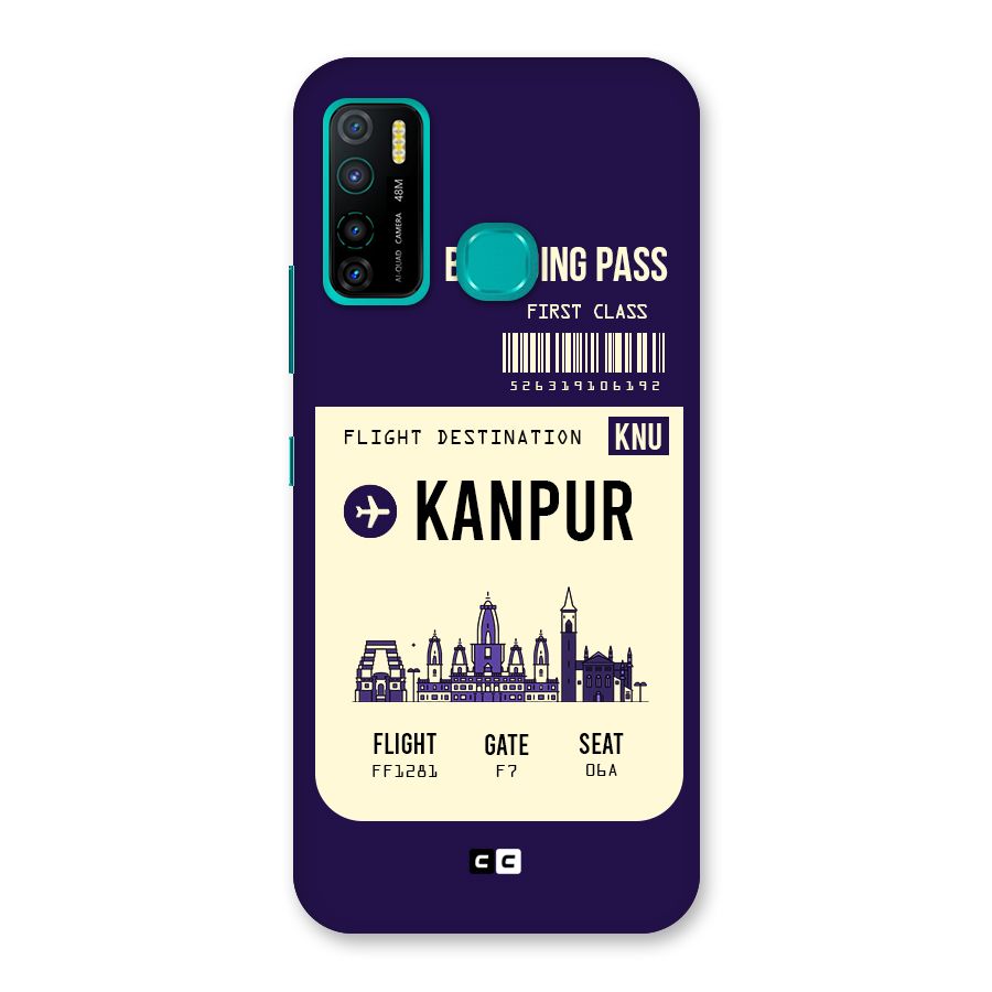 Kanpur Boarding Pass Back Case for Infinix Hot 9 Pro