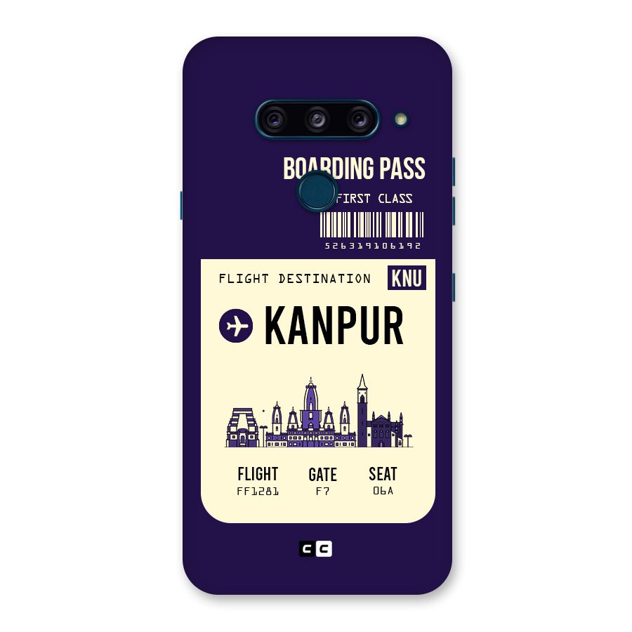 Kanpur Boarding Pass Back Case for LG  V40 ThinQ