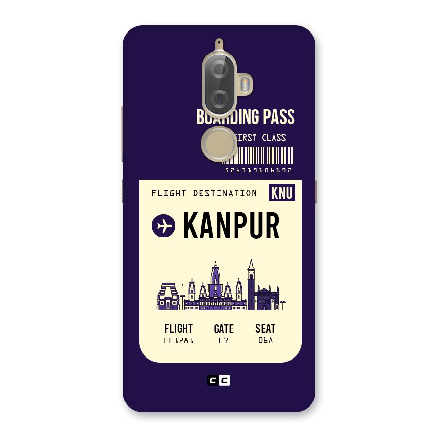 Kanpur Boarding Pass Back Case for Lenovo K8 Plus