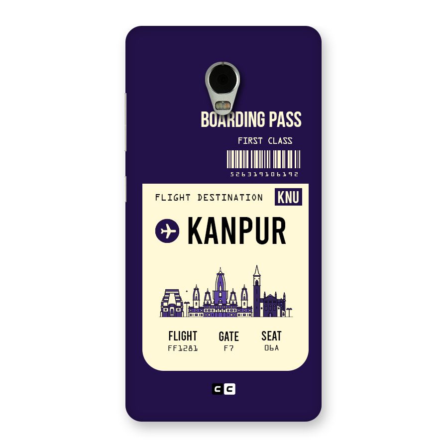 Kanpur Boarding Pass Back Case for Lenovo Vibe P1