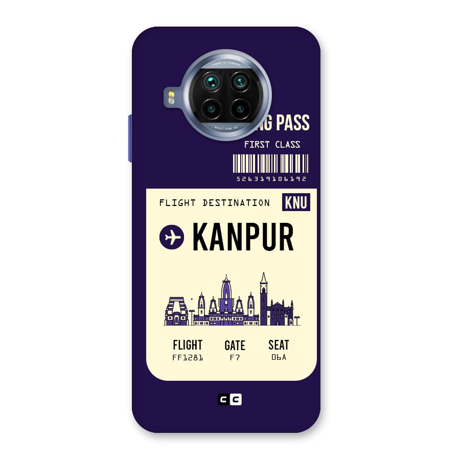 Kanpur Boarding Pass Back Case for Mi 10i