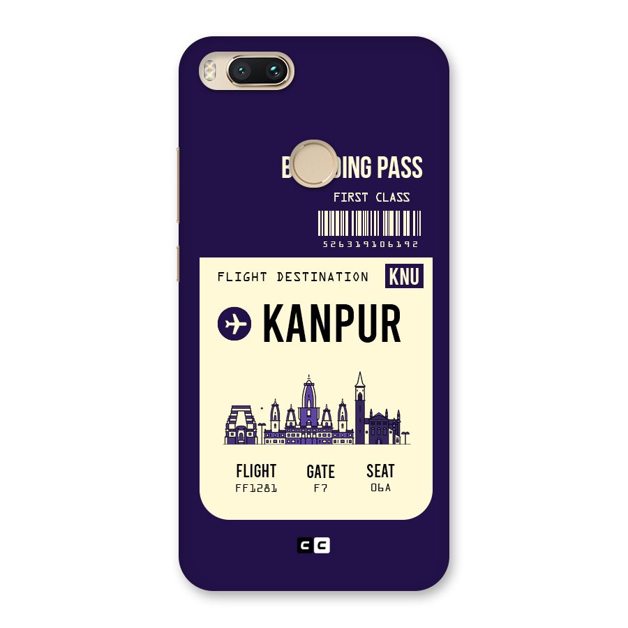 Kanpur Boarding Pass Back Case for Mi A1