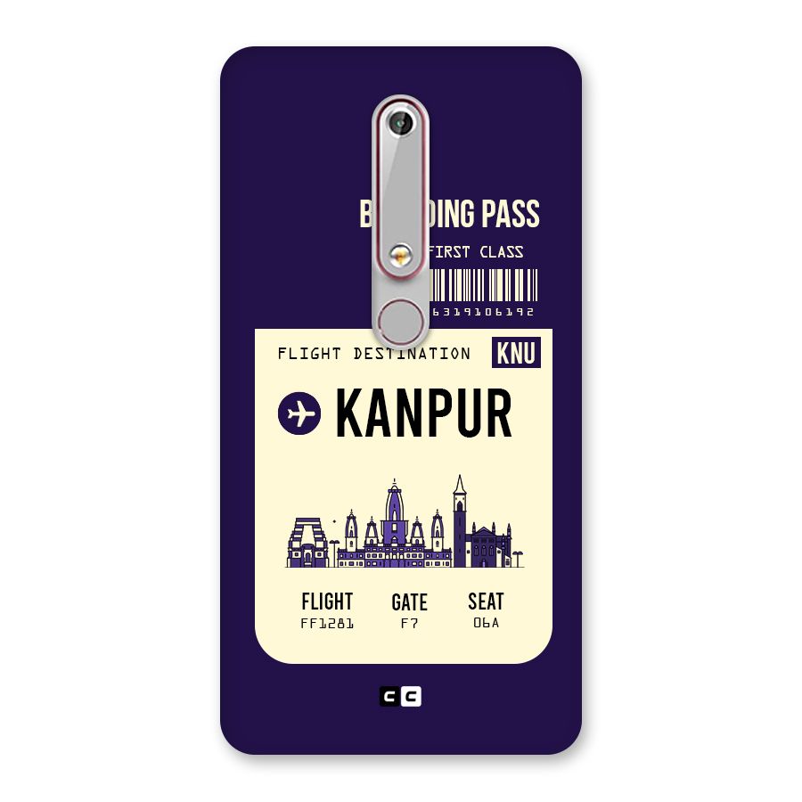 Kanpur Boarding Pass Back Case for Nokia 6.1