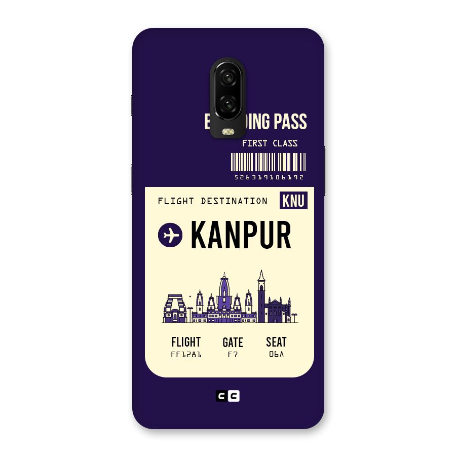 Kanpur Boarding Pass Back Case for OnePlus 6T
