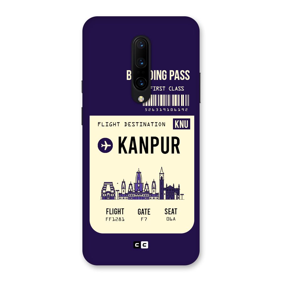 Kanpur Boarding Pass Back Case for OnePlus 7 Pro