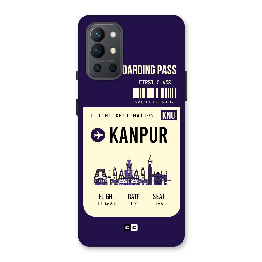 Kanpur Boarding Pass Back Case for OnePlus 9R