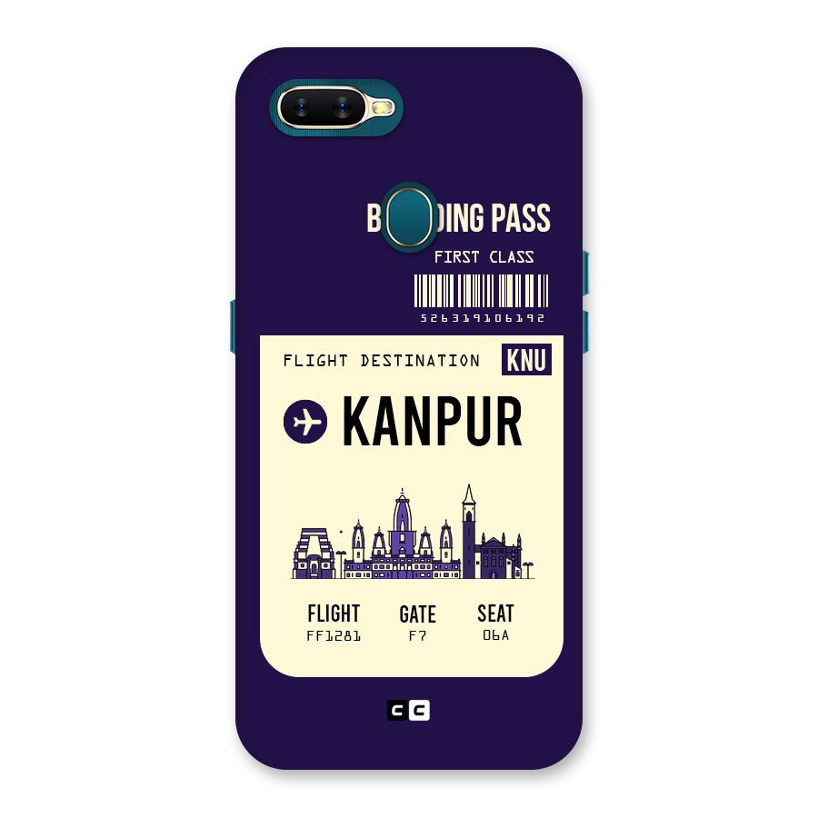 Kanpur Boarding Pass Back Case for Oppo A11k
