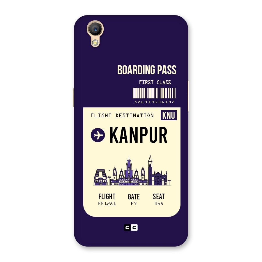 Kanpur Boarding Pass Back Case for Oppo A37