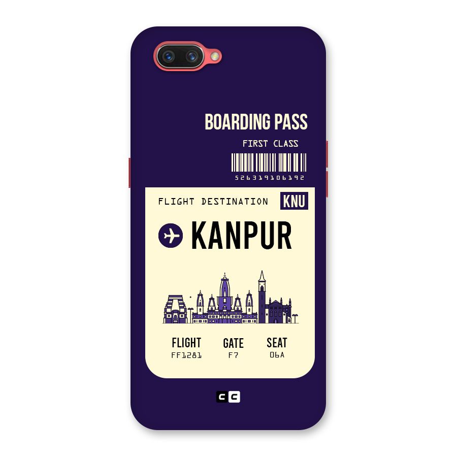 Kanpur Boarding Pass Back Case for Oppo A3s