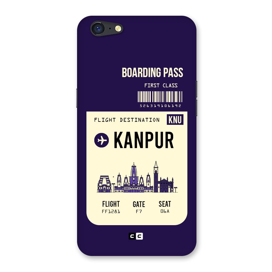 Kanpur Boarding Pass Back Case for Oppo A71