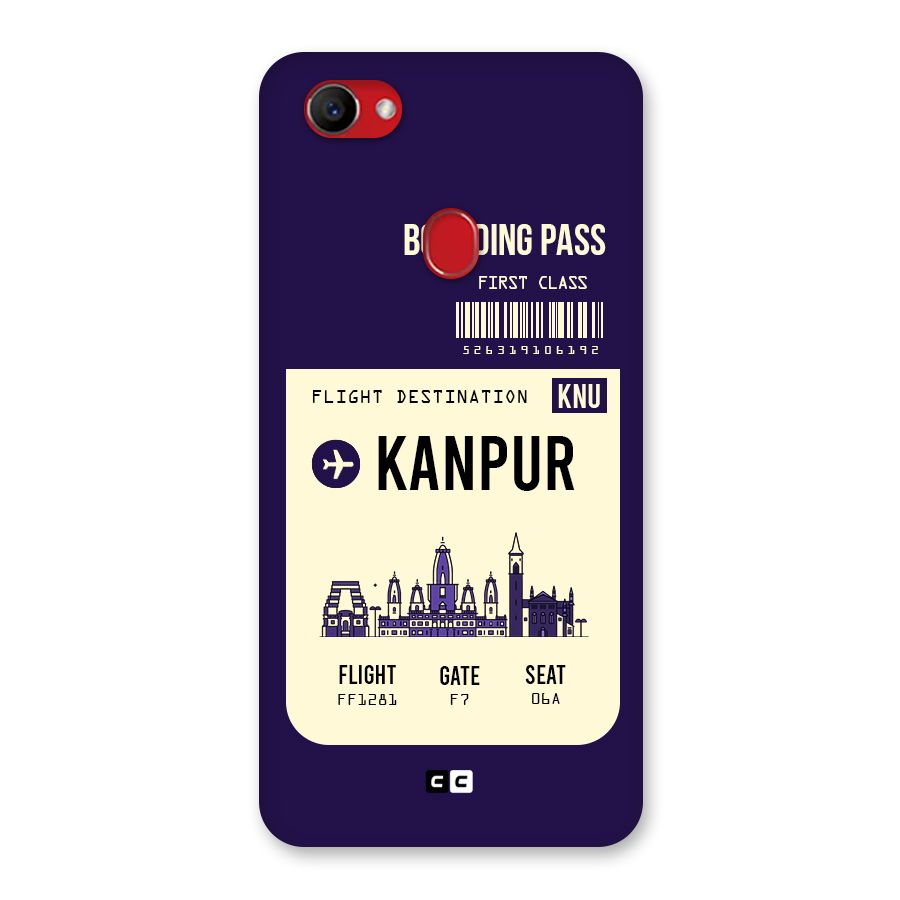 Kanpur Boarding Pass Back Case for Oppo F7