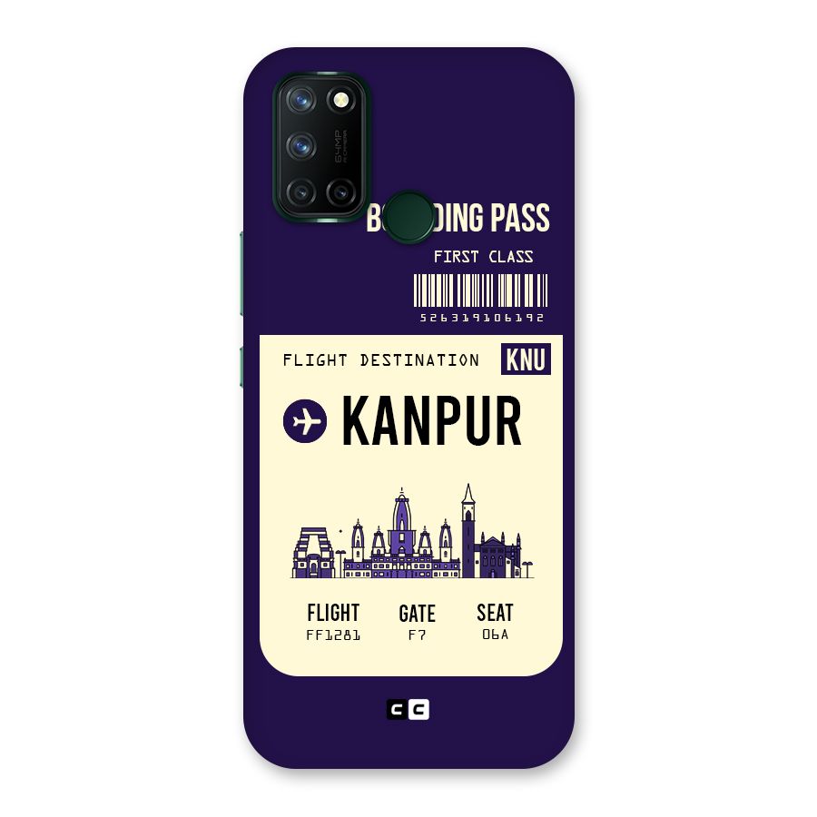 Kanpur Boarding Pass Back Case for Realme 7i