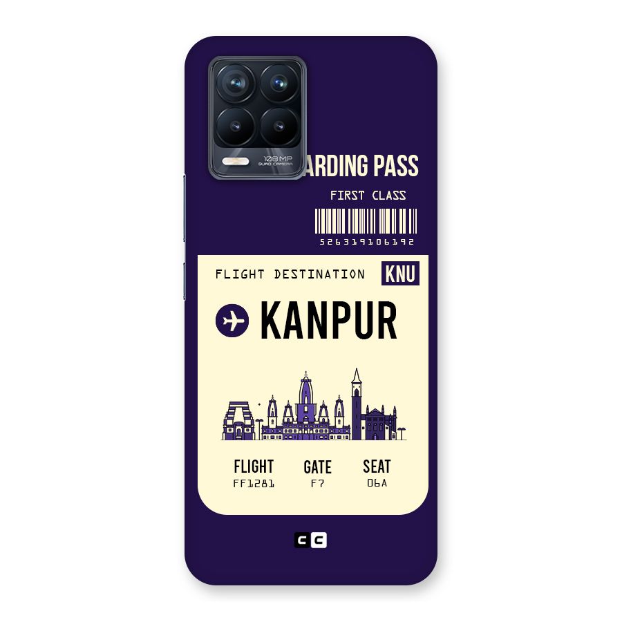Kanpur Boarding Pass Back Case for Realme 8 Pro
