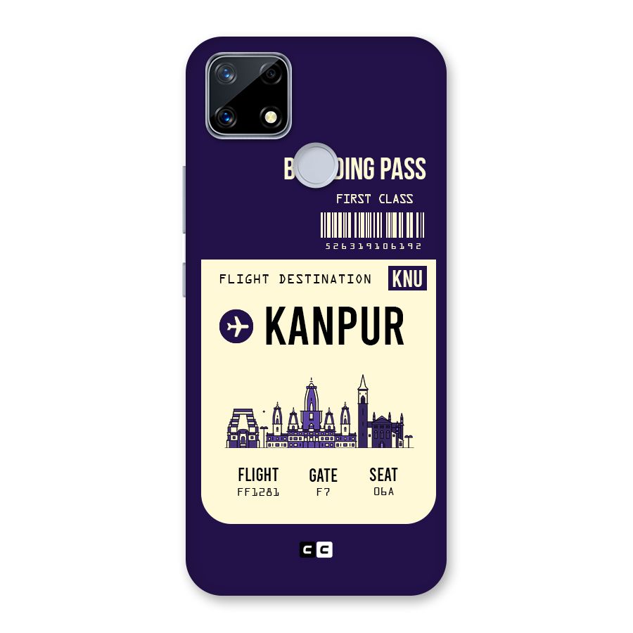 Kanpur Boarding Pass Back Case for Realme Narzo 20