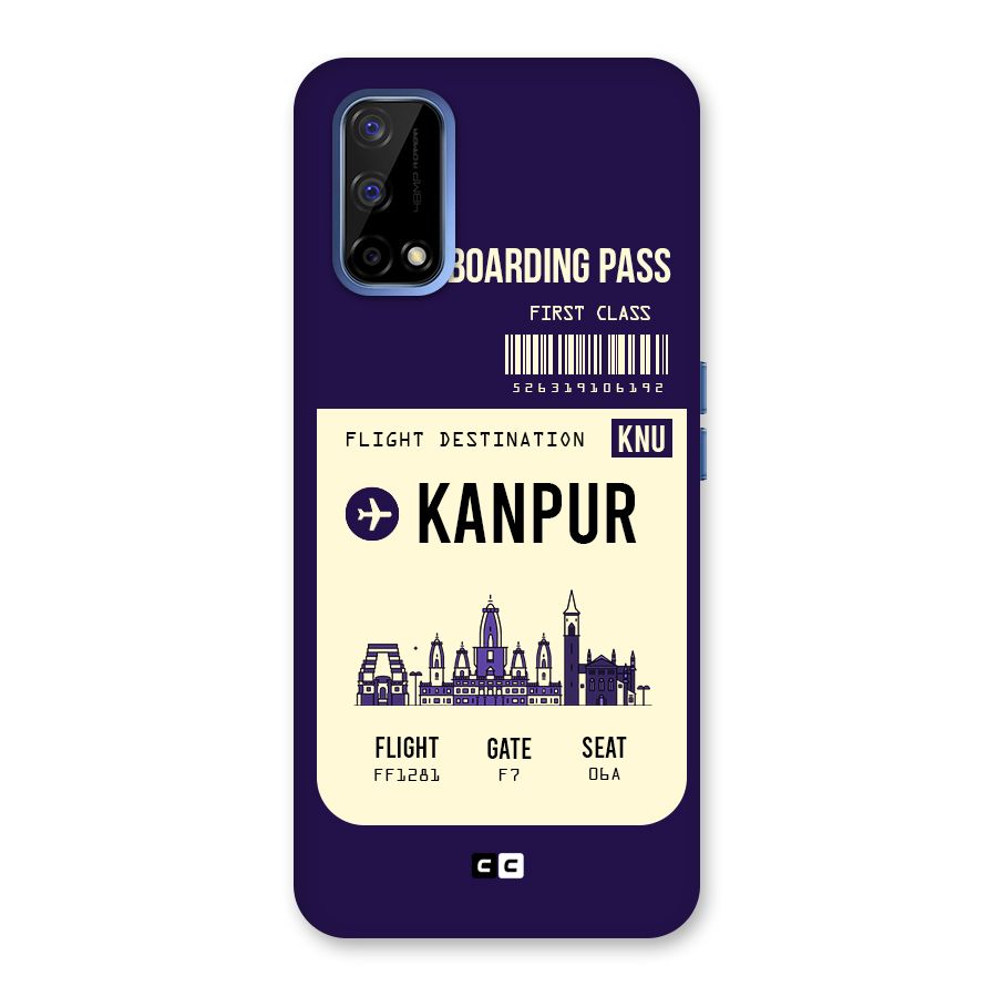 Kanpur Boarding Pass Back Case for Realme Narzo 30 Pro