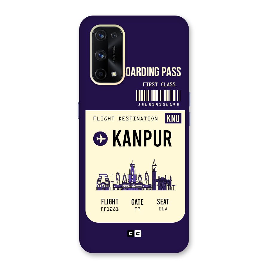 Kanpur Boarding Pass Glass Back Case for Realme X7 Pro