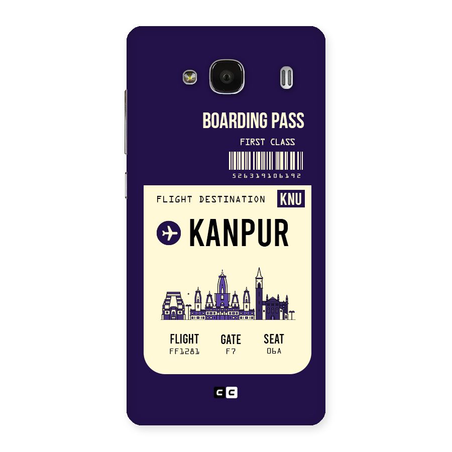 Kanpur Boarding Pass Back Case for Redmi 2 Prime