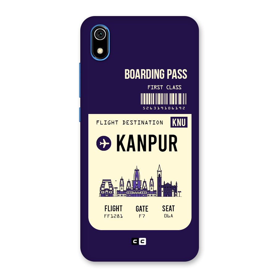 Kanpur Boarding Pass Back Case for Redmi 7A