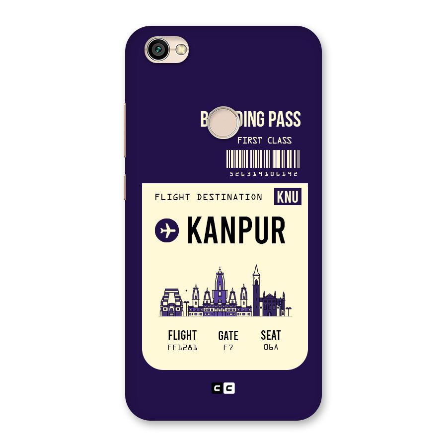 Kanpur Boarding Pass Back Case for Redmi Y1 2017