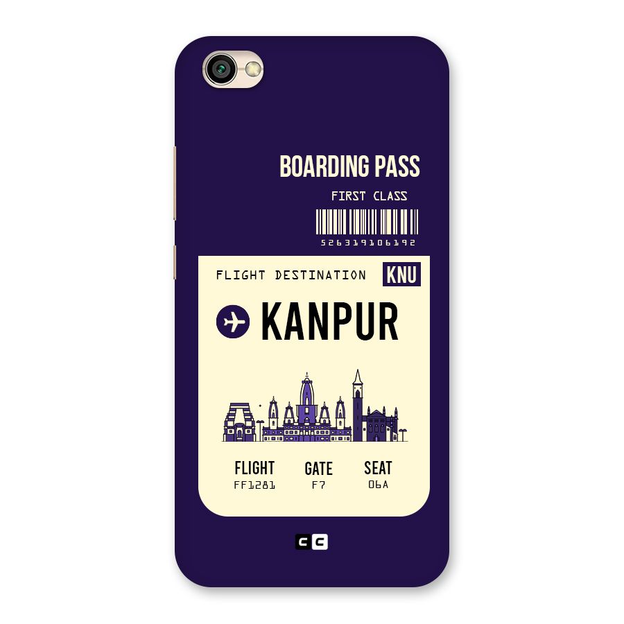 Kanpur Boarding Pass Back Case for Redmi Y1 Lite